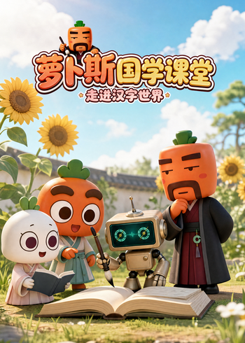 萝卜斯国学课堂走进汉字世界