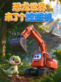 恐龙世界来了个挖掘机