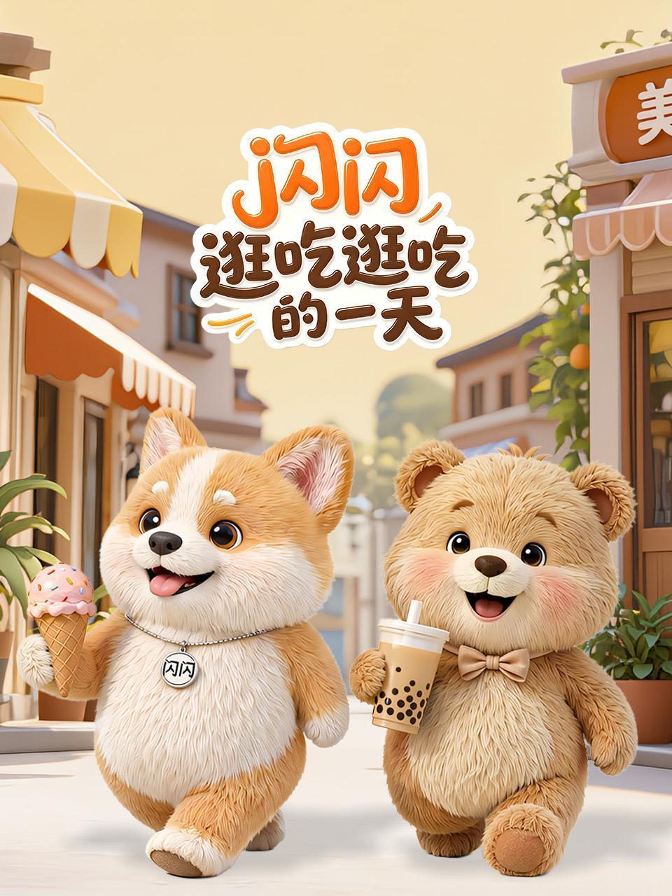 闪闪逛吃逛吃的一天