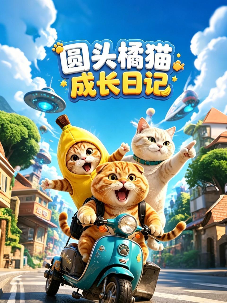 圆头橘猫成长日记