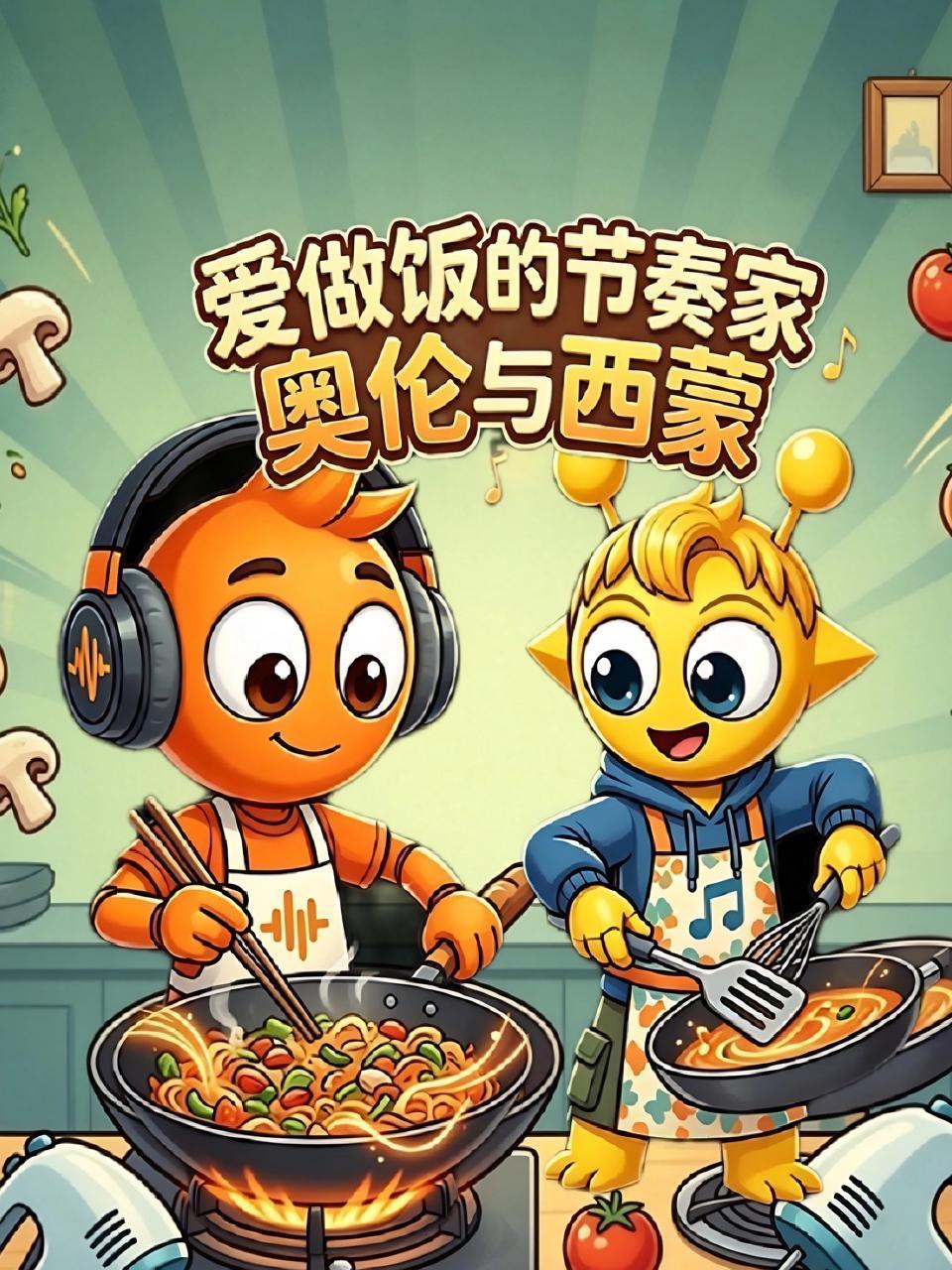 爱做饭的节奏家奥伦与西蒙