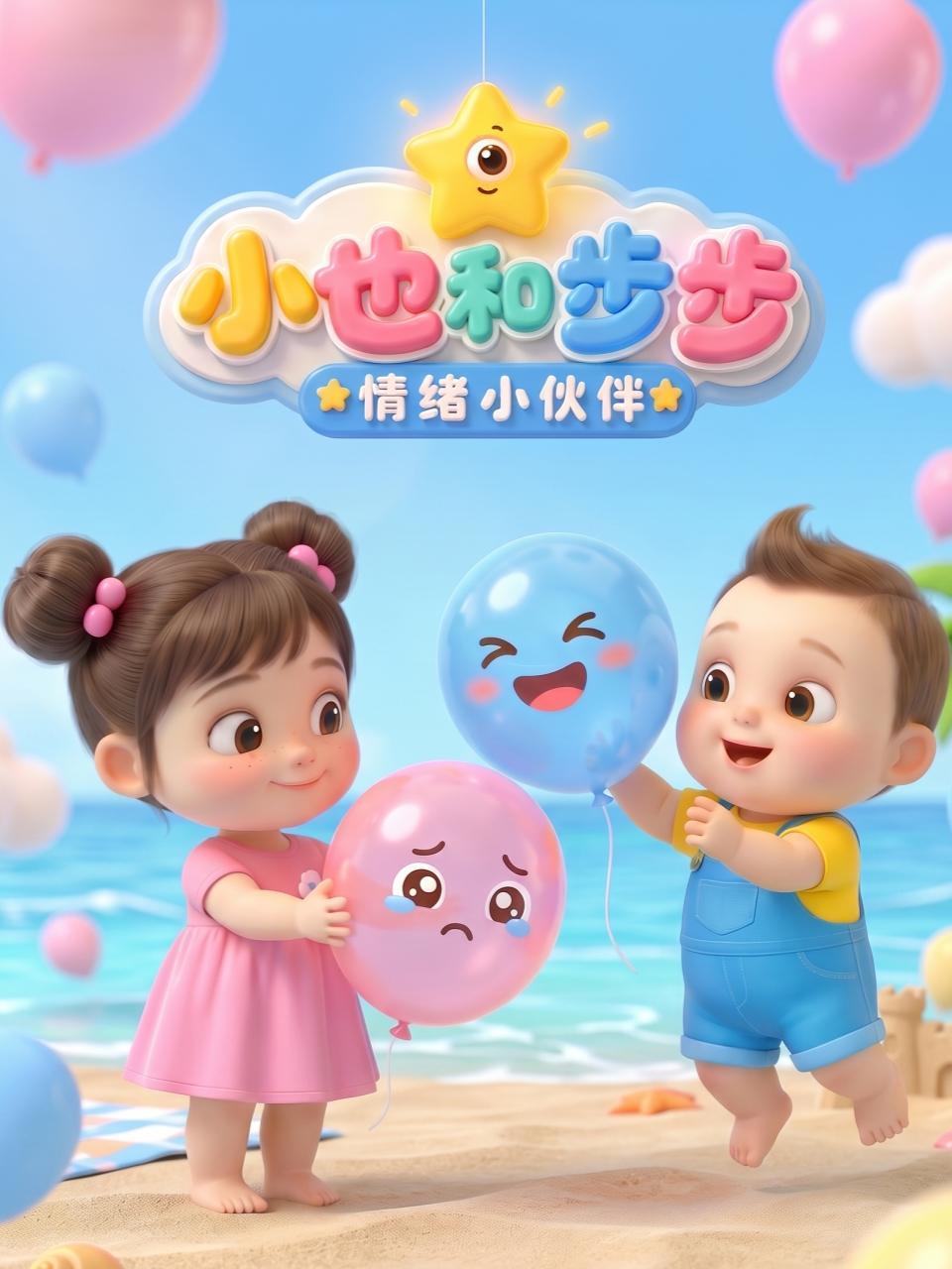 小也和步步情绪小伙伴