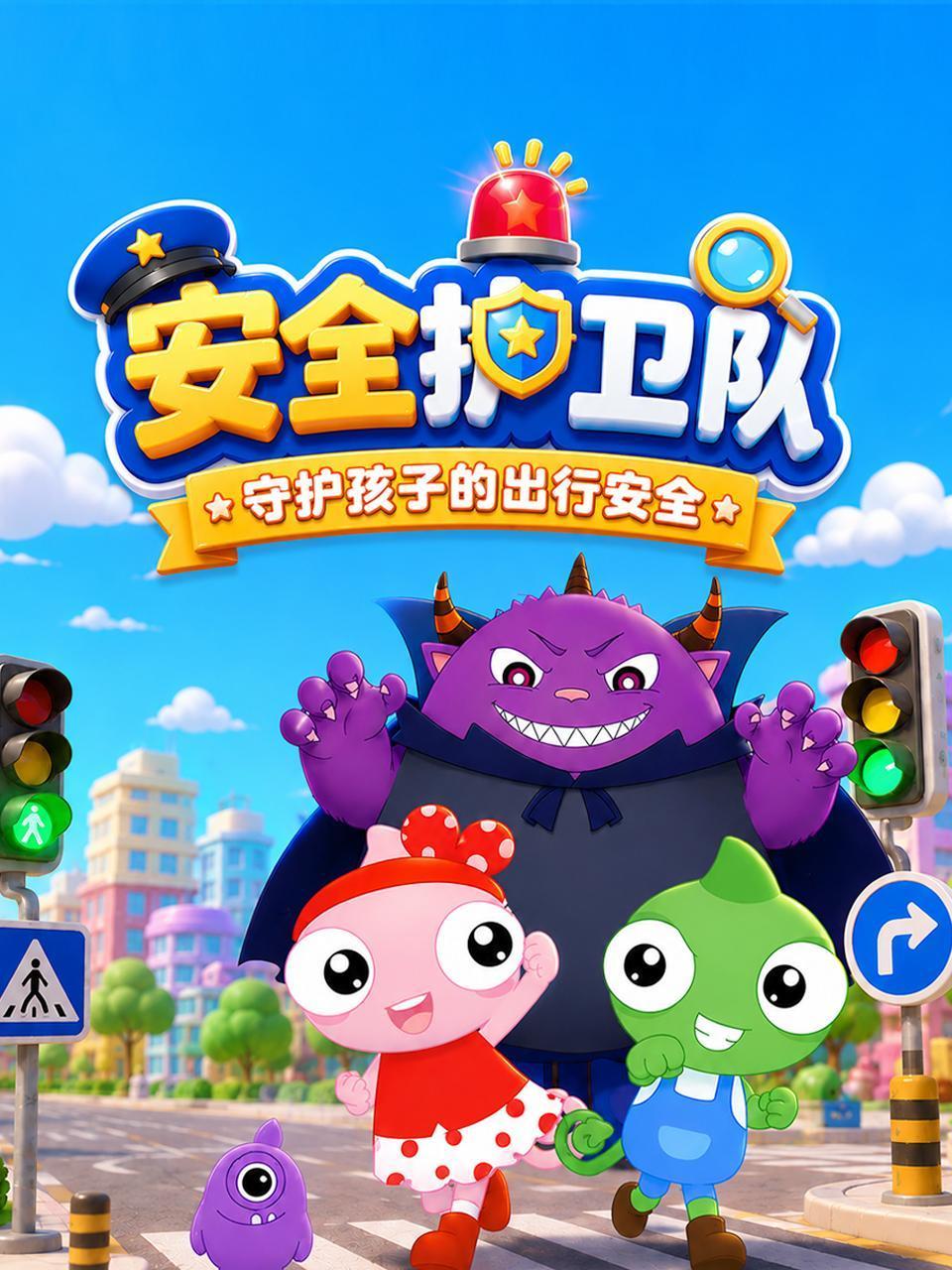 安全护卫队守护孩子的出行安全