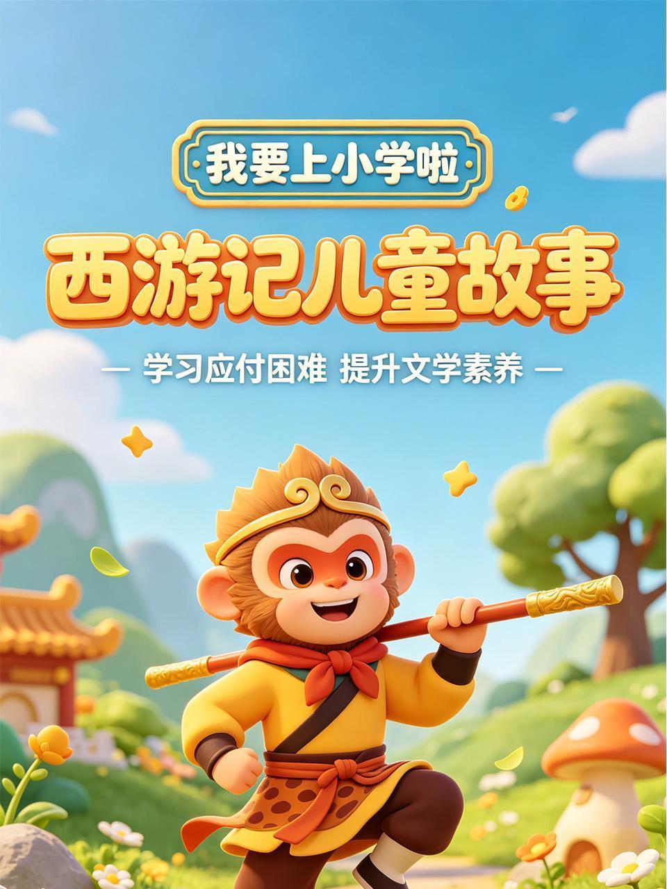 我要上小学啦西游记儿童故事学习应付困难提升文学素养