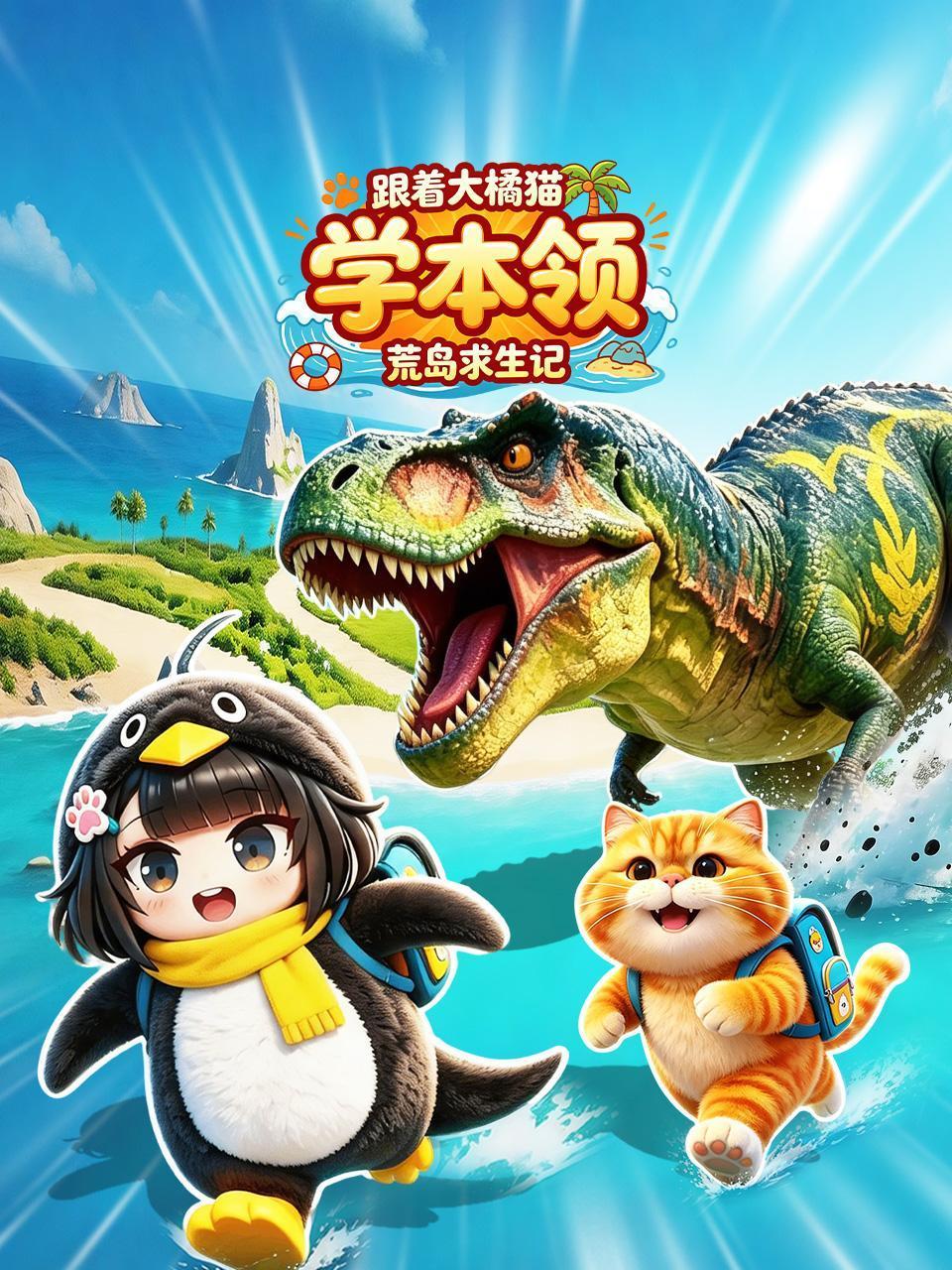跟着大橘猫学本领荒岛求生记