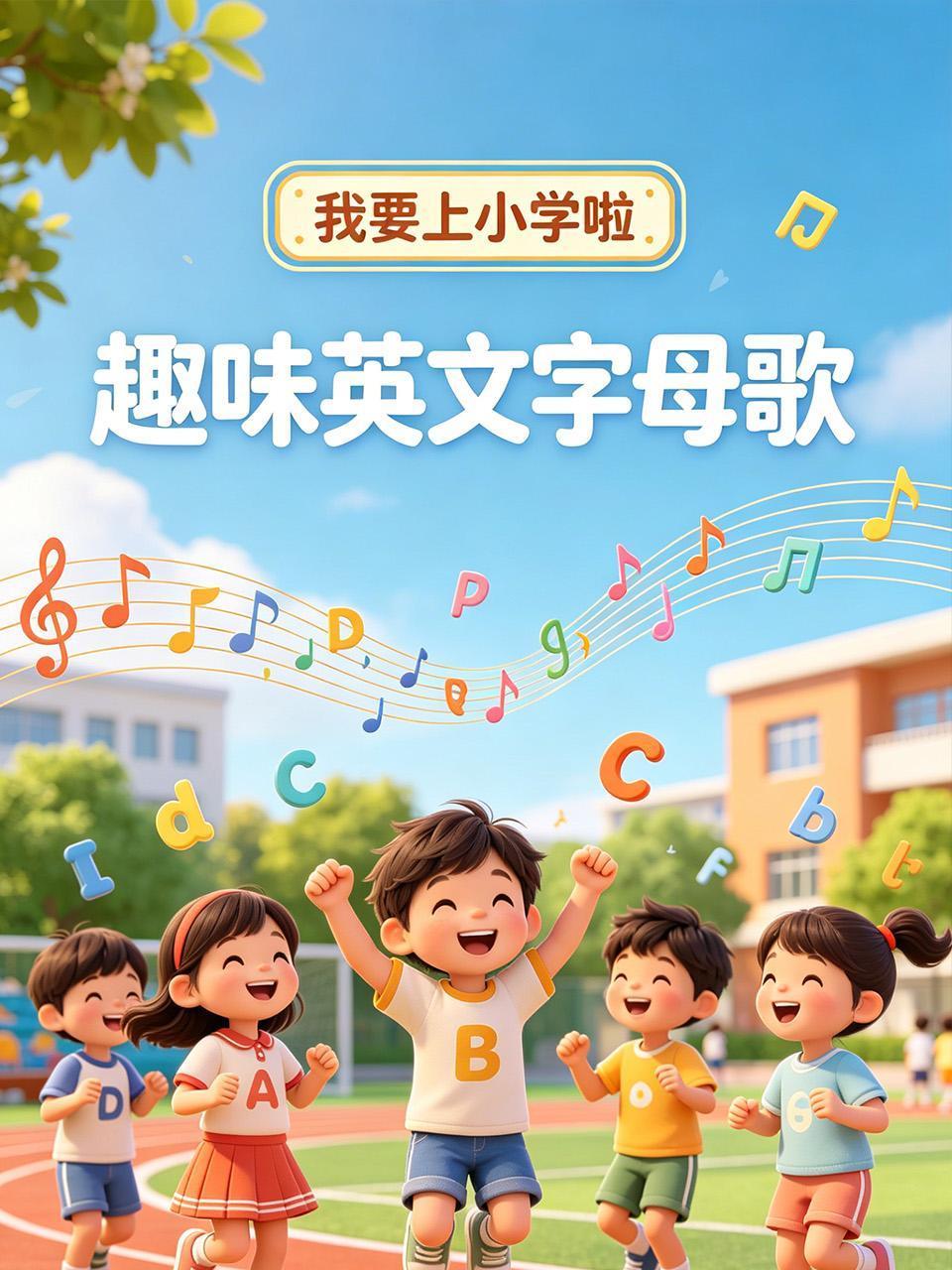 我要上小学啦趣味英字母歌