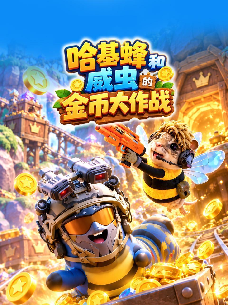 哈基蜂和威虫的金币大作战