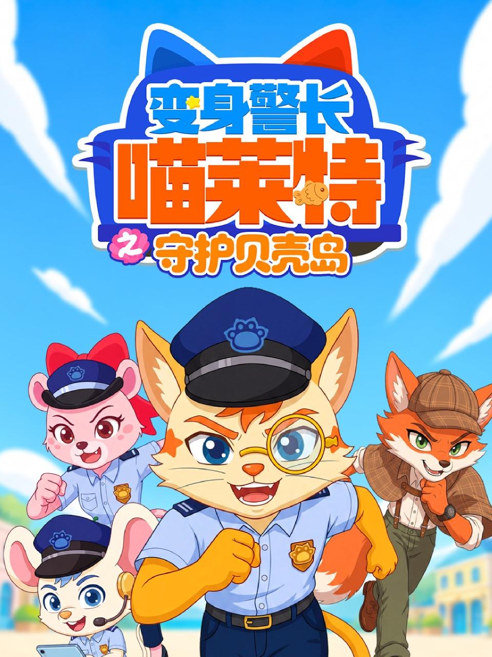 变身警长喵莱特之守护贝壳岛