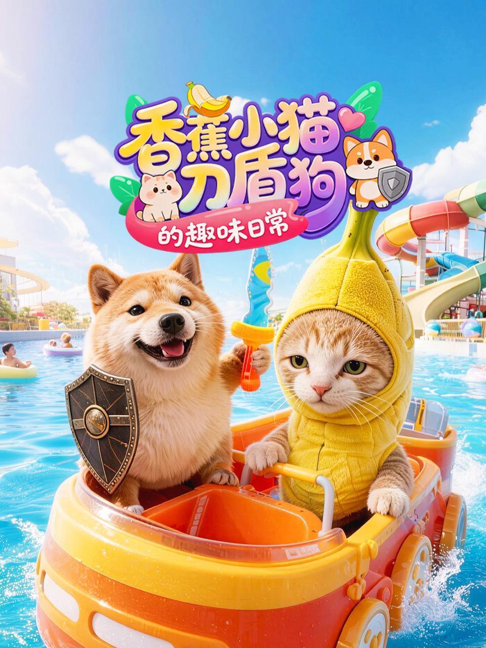 香蕉小猫刀盾狗的趣味日常