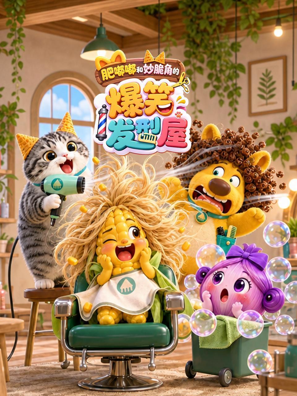 肥嘟嘟和妙脆角的爆笑发型屋