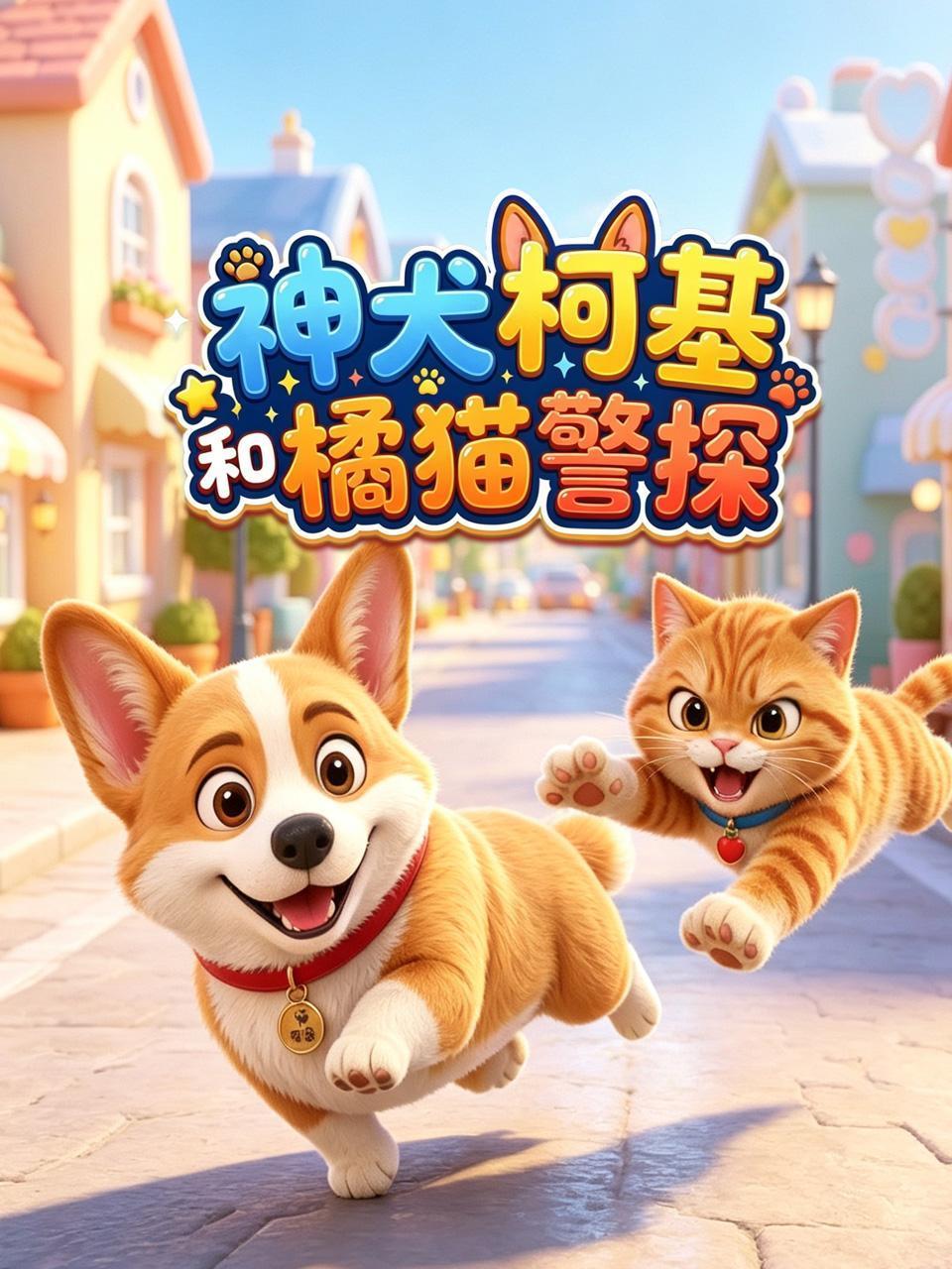神犬柯基和橘猫警探