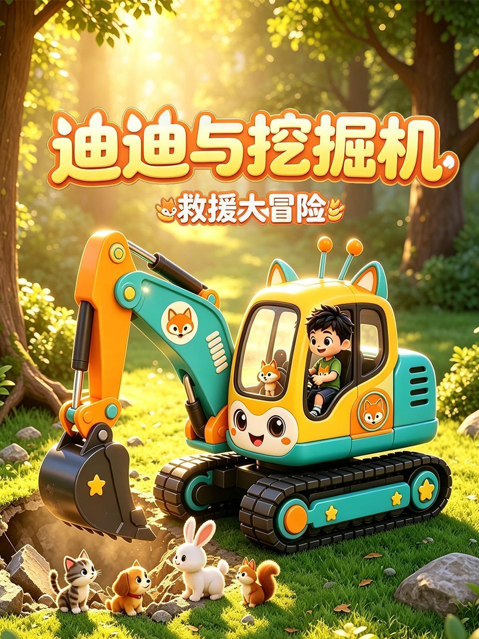 迪迪与挖掘机救援大冒险