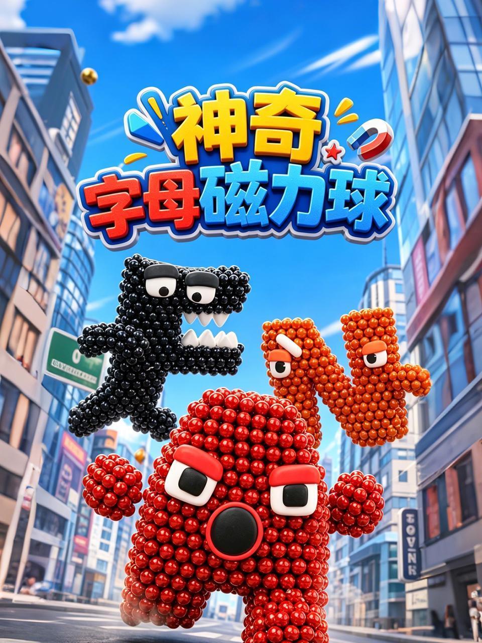 神奇字母磁力球