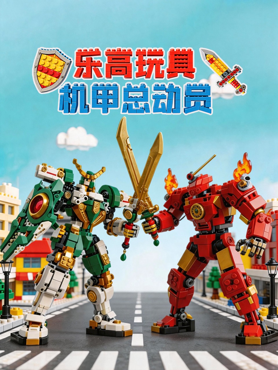 乐高玩具机甲总动员
